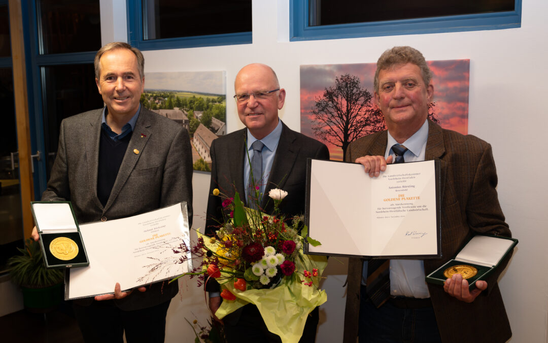 Goldene Kammerplakette für Antonius Börsting und Helmut Rüskamp